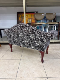 Leopard Print Bench