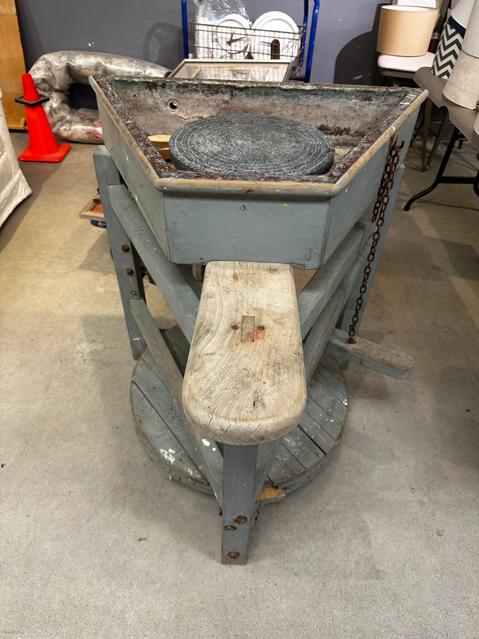 Leach Treadle Wheel (Antique Potter's Wheel)