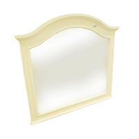 45x36-inch Wall-Mount Arched Top Wooden Frame Mirror