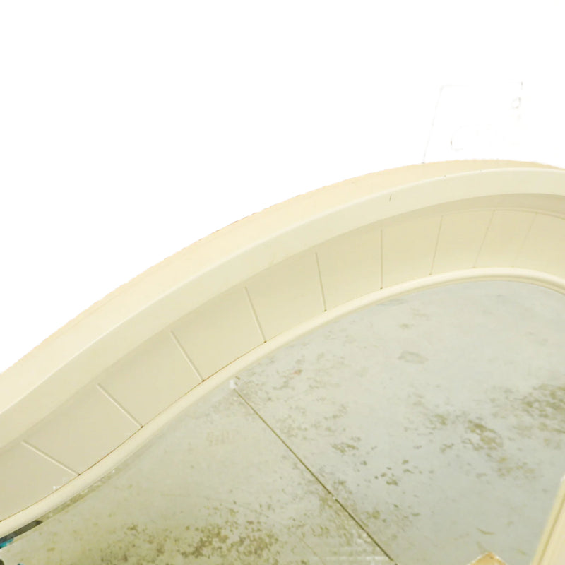 45x36-inch Wall-Mount Arched Top Wooden Frame Mirror