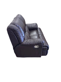 Dark Brown Leather Recliner Loveseat