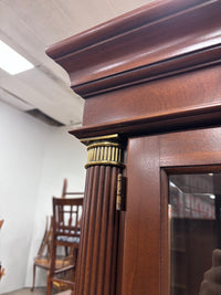 Traditional Dark Wood Curio Cabinet