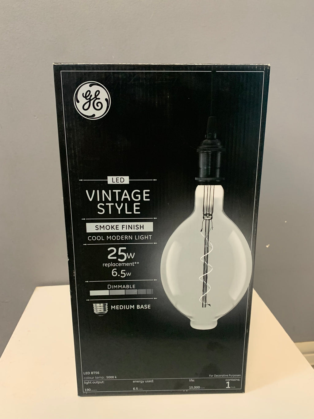LED Vintage Style Light Bulbs - Smoke Finish