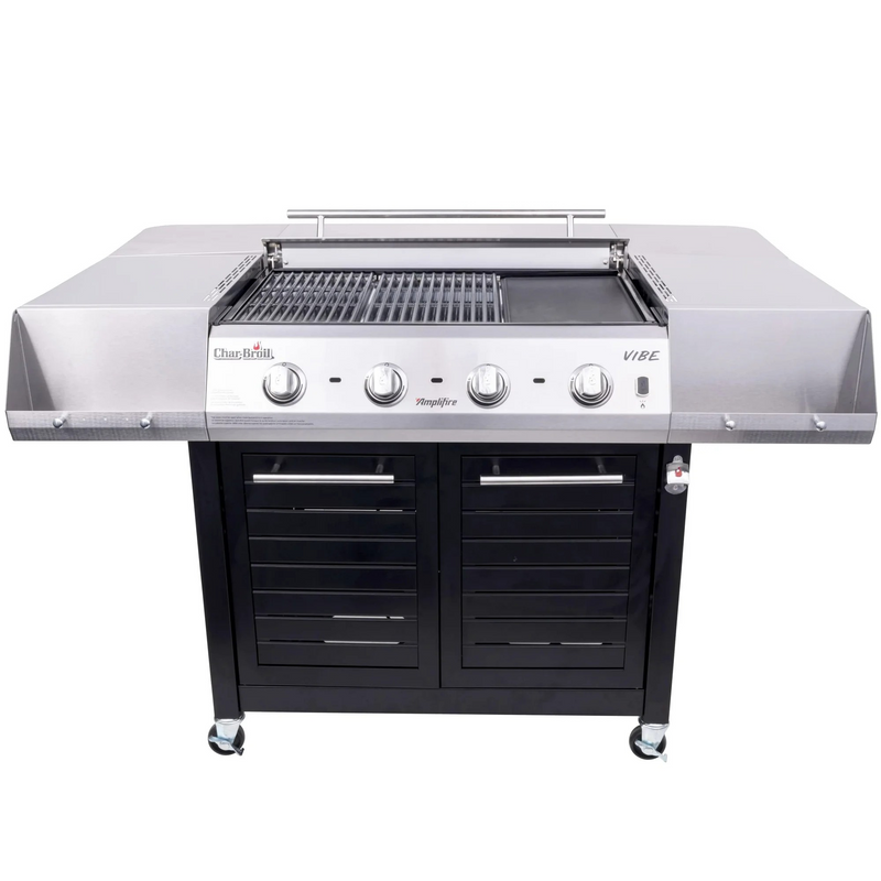 Char‑Broil Vibe 535 Gas, Grill & Griddle – 4‑Burner Outdoor Cooking Station