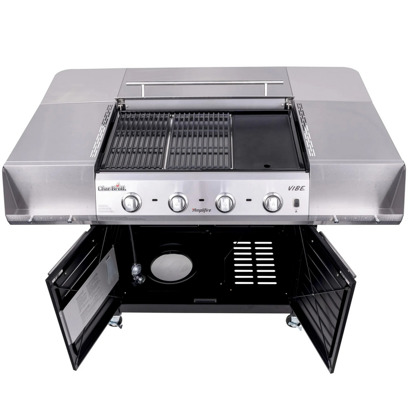 Char‑Broil Vibe 535 Gas, Grill & Griddle – 4‑Burner Outdoor Cooking Station