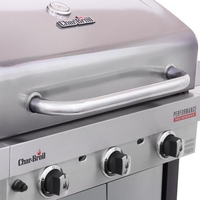 Char‑Broil Performance TRU‑Infrared 3‑Burner Gas Grill w/ Side Burner – 463371719 – SS Cabinet