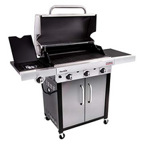 Char‑Broil Performance TRU‑Infrared 3‑Burner Gas Grill w/ Side Burner – 463371719 – SS Cabinet