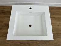 White Rectangular Sink