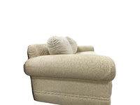 Traditional Cream-Colored Loveseat