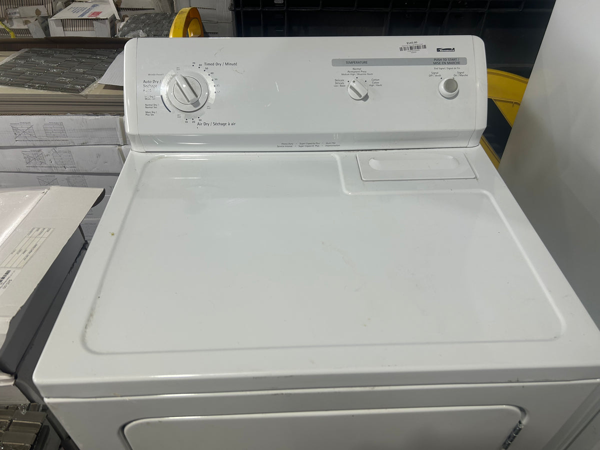 Kenmore Top Load White Dryer