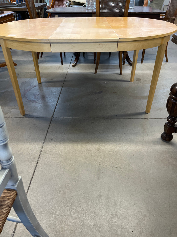 46"W Blonde Round Dining Table