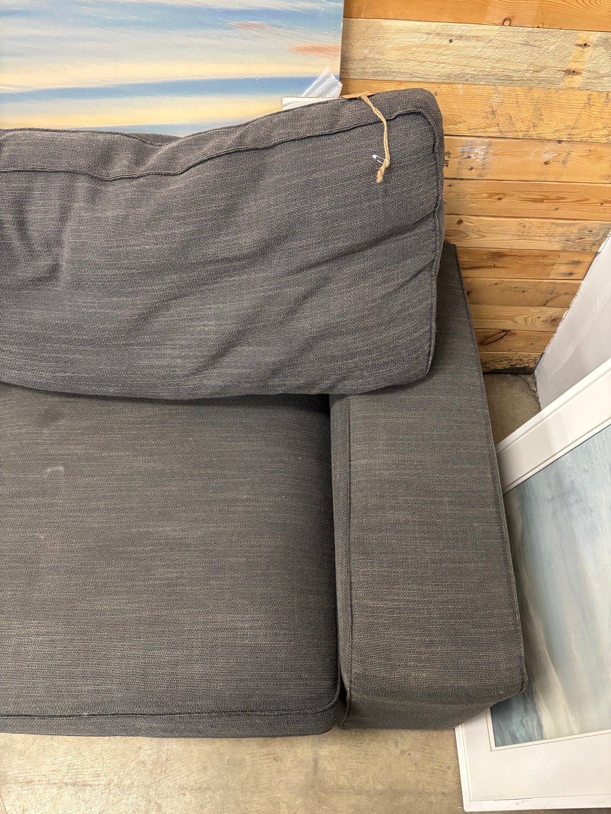 Dark Grey Sectional Sofa with Chaise Lounge