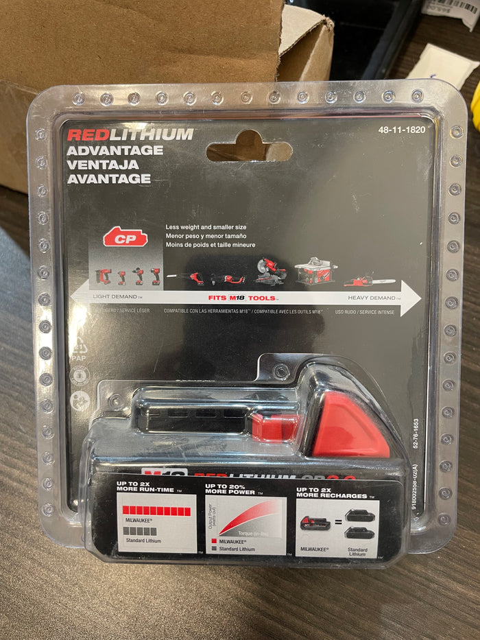 Milwaukee RedLithium CP2.0 Battery
