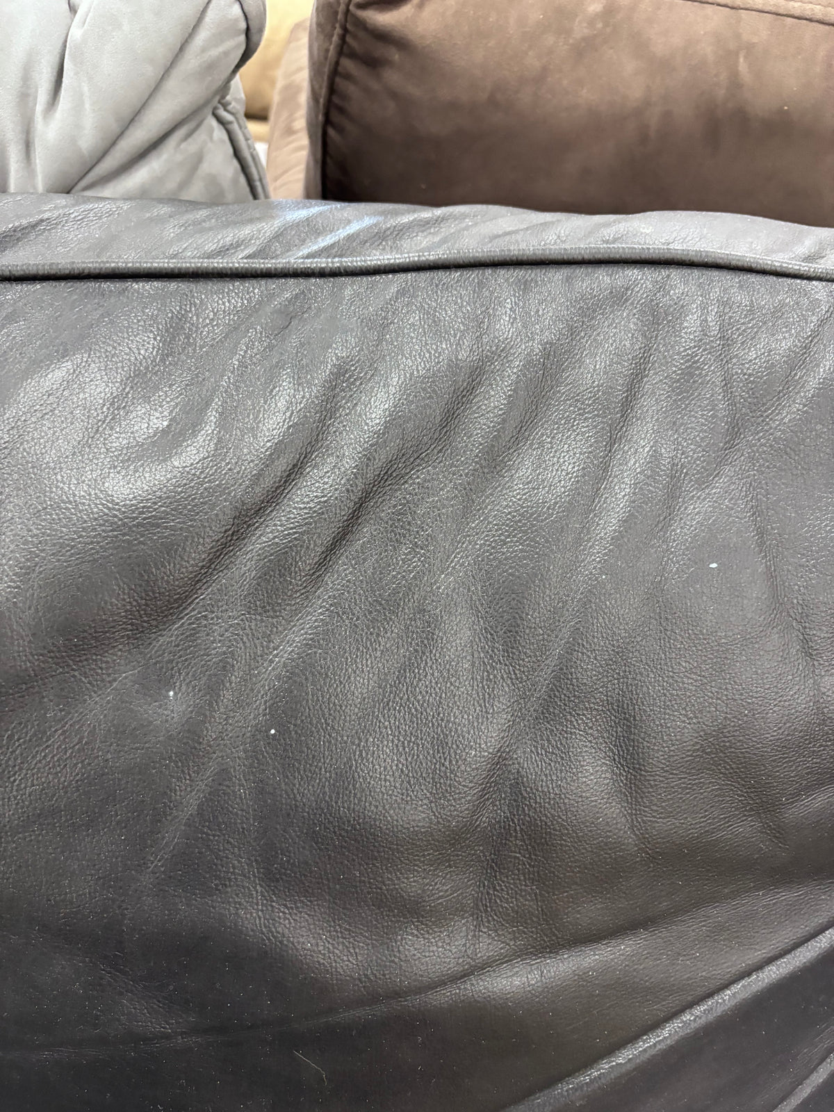 Modern Black 3-Seater Sofa