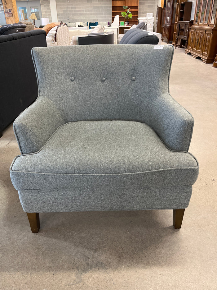 32"W Grey Armchair