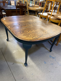 53"W Solid Wood and Painted Dining Table