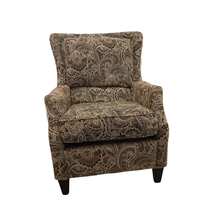 Paisley Pattern High Back Chair