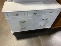 Splendid White Dresser with mirror