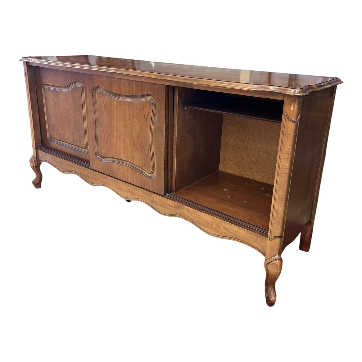 French Provincial 3-Door Sideboard Cabinet