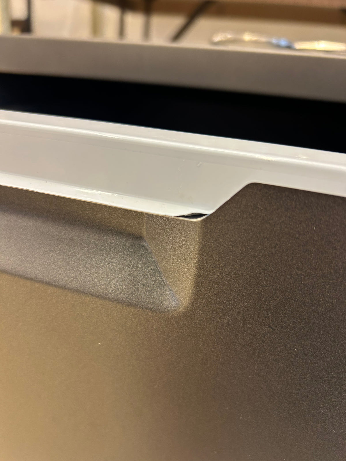 Grey Two-drawer Filing Cabinet