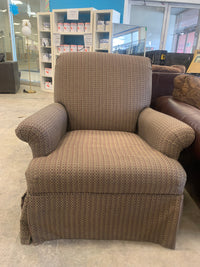Fabric Armchair With Wooden Removable Legs