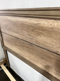 Natural Oak Finish Wooden Double Bedframe