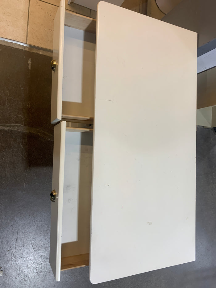 White Makeup Desk