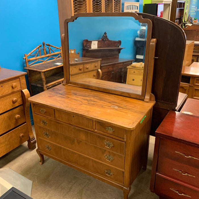 48-inch W 6-Drawers Dresser w/ Mirror