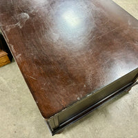 52x28-inch Spacious Dark Wood 5-Drawer Coffee Table