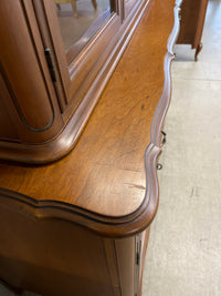 54"W Solid Wood Gibbard Buffet and China Cabinet