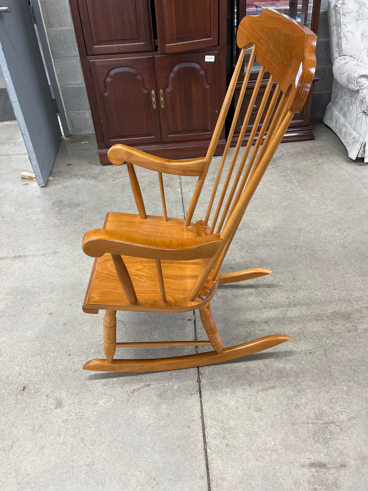 24"W Wooden Rocking Chair