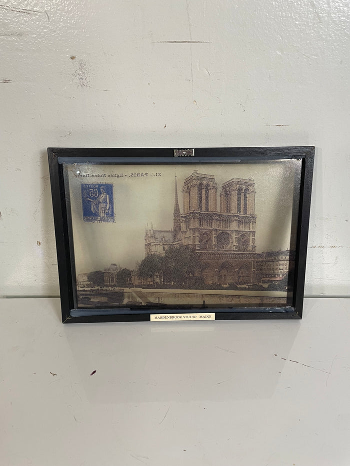 Framed Glass Art - Eglise Notre-Dame