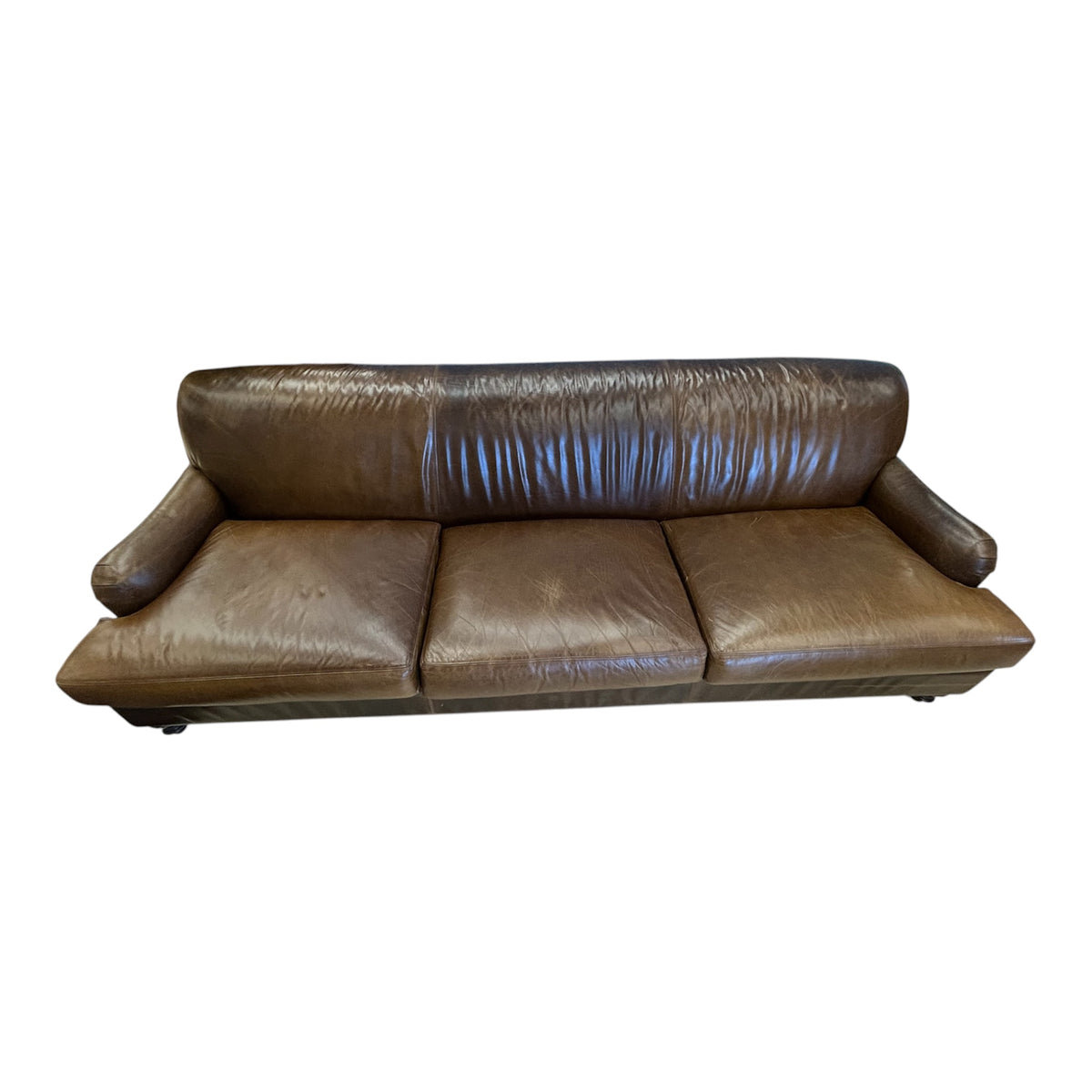 Eleganza Genuine Leather Long Sofa Made in Canada