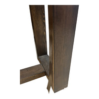 Contemporary Espresso Console Table