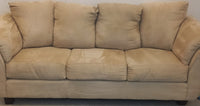 88-inch Cream Three Seater Sofa
