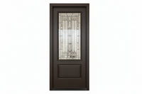 32x80 Elmhurst Everland LH Exterior Door - Chestnut