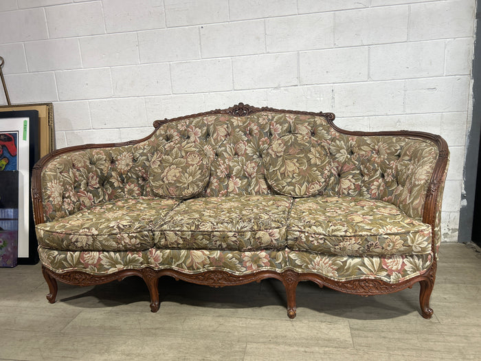 Traditional Floral Sofa