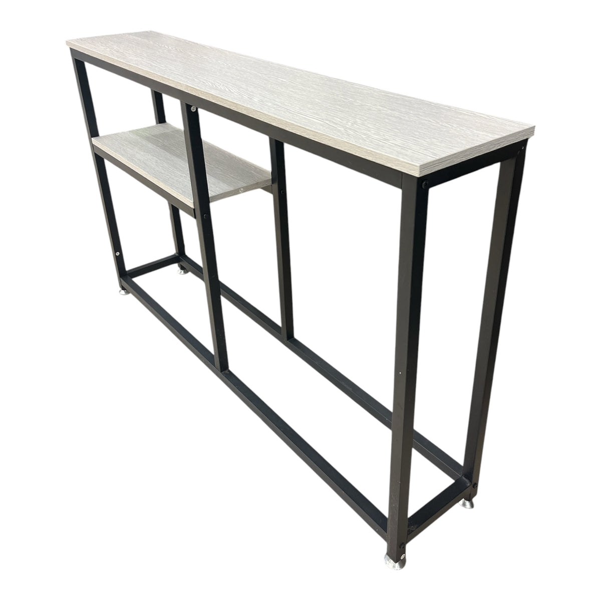 Modern Industrial Grey Console Table