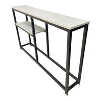 Modern Industrial Grey Console Table