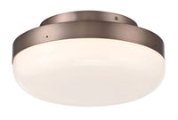 12" Harwel LED Flush Mount Lighting in Bronze