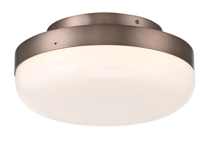 12" Harwel LED Flush Mount Lighting in Bronze