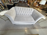 64" Wide Light Gray Loveseat