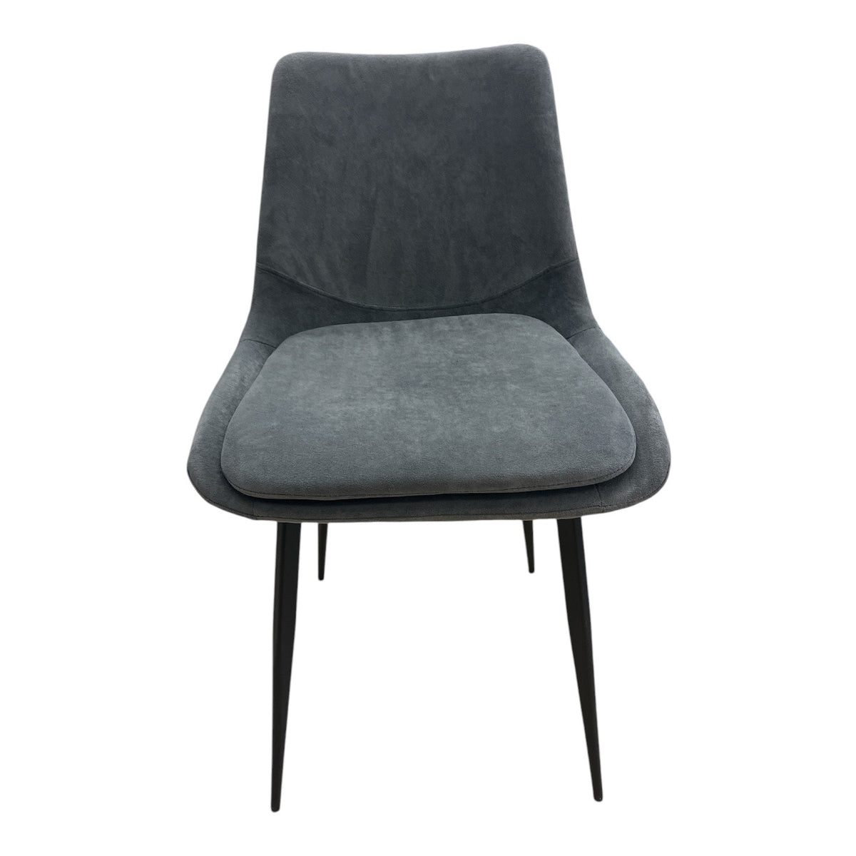 Gray Velvet Dining Chairs (Set of 4)