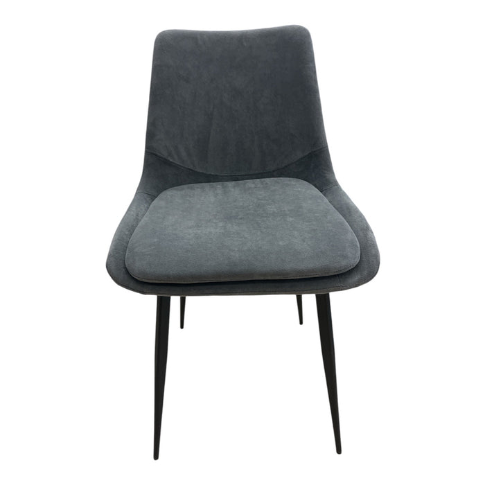 Gray Velvet Dining Chairs (Set of 4)