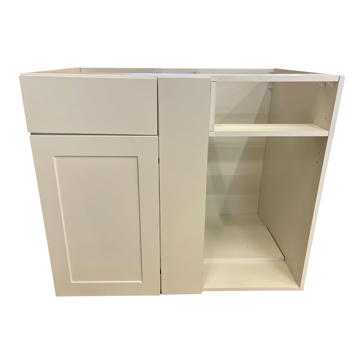 Hampton Bay Edson 36 in W Blind Base Corner Cabinet