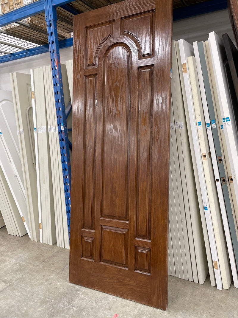 Brown Exterior Door 35.75” x 95.25”