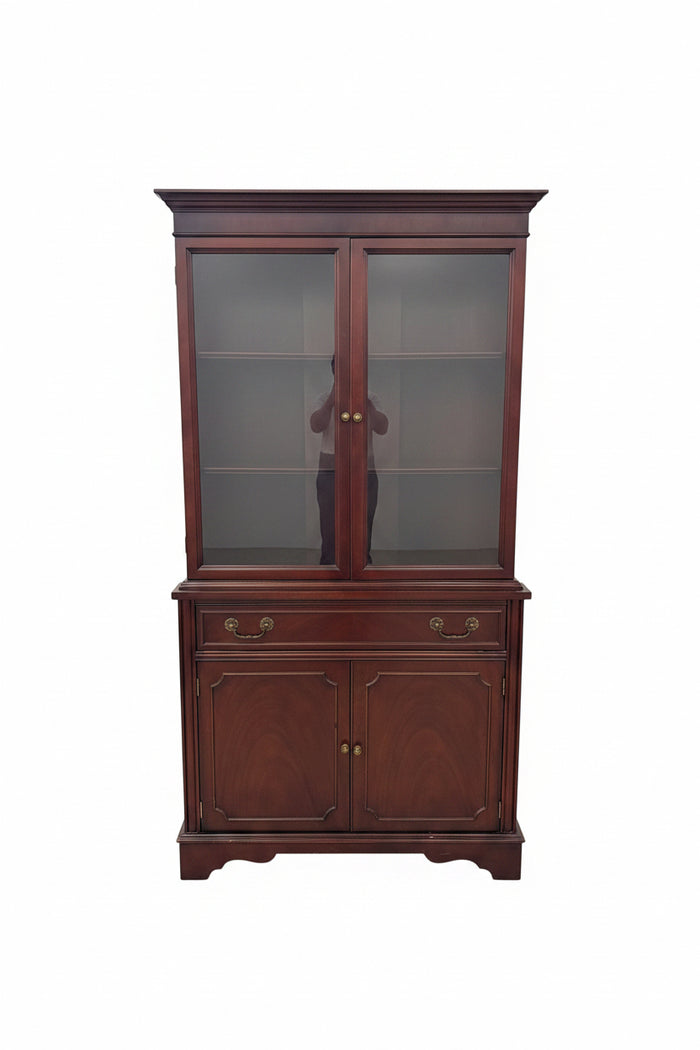 Traditional Mahogany Corner Cabinet