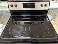 Black and Silver Frigidaire 30-inch Electric Range Stove