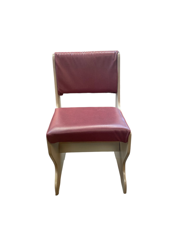 Vinyl Wood Chair
