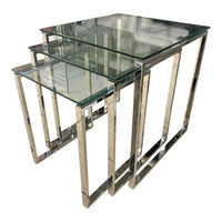 Metro Glass Nesting Tables